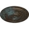 Ekena Millwork Traditional Ceiling Medallion (Fits Canopies up to 8 1/4"), 31 1/2"OD x 2 1/2"P, Bronze Blue Patina CM31TRBBS - alternate 4